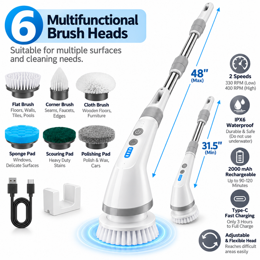 Electric Spin Scrubber