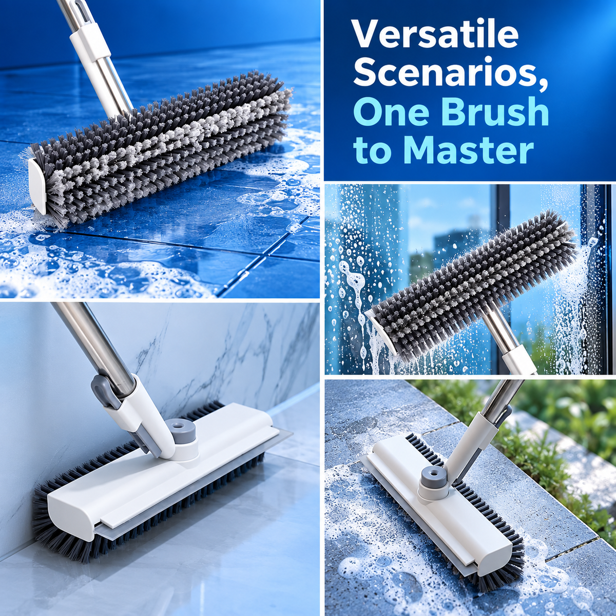 Floor Scrub Brush 3 in 1